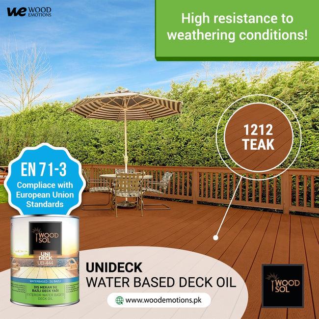 VW444.01 Woodsol Unideck Water Based Deck Oil